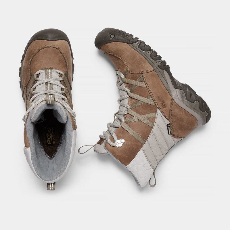 Keen Hoodoo III Lace Up - Kadın Kışlık Bot - Kahverengi - Turkey (856921IFE)